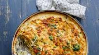 Creamy baked spaghetti Creamy baked spaghetti