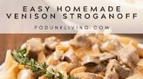 Venison Stroganoff Venison Stroganoff