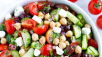 Greek Chickpea Salad Greek Chickpea Salad