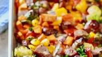 Sheet Pan Sausage and Veggies Sheet Pan Sausage and Veggies