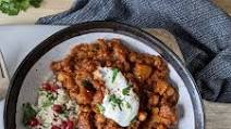 Moroccan Beef & Apricot Tagine with Jewelled Rice (GF, DF) Moroccan Beef & Apricot Tagine with Jewelled Rice (GF, DF)