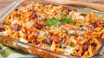 Baked Ziti with Chorizo and Spinach Recipe - (4/5) Baked Ziti with Chorizo and Spinach Recipe - (4/5)