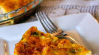 Crustless Spinach Quiche with Ham and Gouda Cheese Crustless Spinach Quiche with Ham and Gouda Cheese