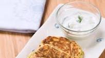 Sweetcorn and Courgette Fritters with Greek Yoghurt Tzatziki Sweetcorn and Courgette Fritters with Greek Yoghurt Tzatziki