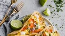 Smoked Salmon Breakfast Tacos Smoked Salmon Breakfast Tacos