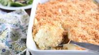 Creamy Baked Mashed Potatoes with Buttery Parmesan Crumbs Creamy Baked Mashed Potatoes with Buttery Parmesan Crumbs