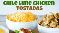 Chile Lime Chicken Tostadas in the slow cooker Chile Lime Chicken Tostadas in the slow cooker