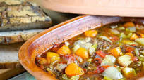Baked Beef Stew in a Clay Pot Baked Beef Stew in a Clay Pot