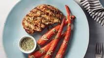 Pork with Tangy Lime Sauce and Savory Carrots Pork with Tangy Lime Sauce and Savory Carrots