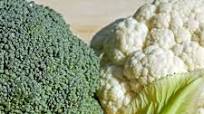 Parmesan Steamed Broccoli and Roasted Cauliflower Parmesan Steamed Broccoli and Roasted Cauliflower