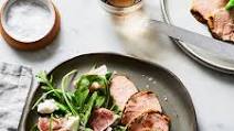 Colby Garrelts' Grilled Pork Loin with Green Bean Arugula Salad Colby Garrelts' Grilled Pork Loin with Green Bean Arugula Salad
