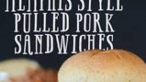 Slow Cooker Memphis Style Pulled Pork Sandwiches Slow Cooker Memphis Style Pulled Pork Sandwiches
