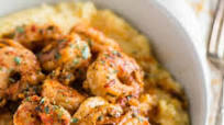 Cheesy Shrimp and Grits Cheesy Shrimp and Grits