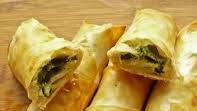Spinach and Cheese Cigar Burek Spinach and Cheese Cigar Burek