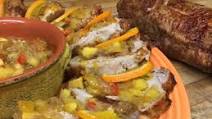 Roasted Pork Loin with Mango Chutney Roasted Pork Loin with Mango Chutney