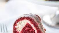 Cream Cheese Stuffed Red Velvet Cake with White Chocolate Glaze Cream Cheese Stuffed Red Velvet Cake with White Chocolate Glaze