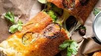 Crispy Cheese Poblano Avocado Burrito Crispy Cheese Poblano Avocado Burrito