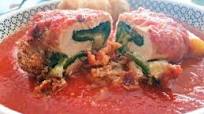 Pollo relleno de chile relleno/ Stuffed chicken with stuffed poblano Pollo relleno de chile relleno/ Stuffed chicken with stuffed poblano
