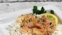 Simple Lemon Garlic Shrimp With White Rice Simple Lemon Garlic Shrimp With White Rice
