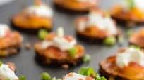 Loaded Sweet Potato Bites Loaded Sweet Potato Bites