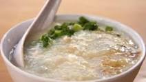 Brown Rice Congee with Stir-Fried Herbs Brown Rice Congee with Stir-Fried Herbs