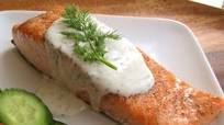 Seared Salmon with Creamy Dill Sauce Seared Salmon with Creamy Dill Sauce