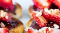 Chocolate + Strawberry Bruschetta Chocolate + Strawberry Bruschetta