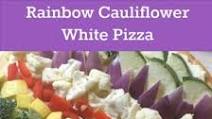 Rainbow Cauliflower White Pizza Rainbow Cauliflower White Pizza