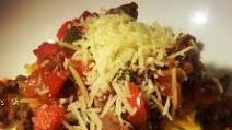 Spaghetti Squash & Meat Sauce Spaghetti Squash & Meat Sauce