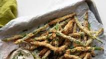 Air Fryer Garlic Parmesan Green Bean Fries Air Fryer Garlic Parmesan Green Bean Fries