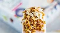 Strawberry Frozen Breakfast Yogurt Bars Strawberry Frozen Breakfast Yogurt Bars