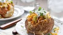 Chicken Enchilada Stuffed Baked Idaho® Potatoes Chicken Enchilada Stuffed Baked Idaho® Potatoes