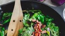 Kohlrabi Greens with Bacon Kohlrabi Greens with Bacon