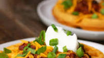 Cornbread Waffles With Chili Recipe by Tasty Cornbread Waffles With Chili Recipe by Tasty