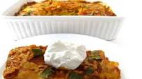 Skinny Chicken Enchilada Layered Casserole Skinny Chicken Enchilada Layered Casserole