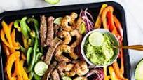 Steak and Shrimp Fajitas Steak and Shrimp Fajitas