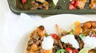 Loaded Healthy Nachos with Beef and Homemade Tortilla Chips Loaded Healthy Nachos with Beef and Homemade Tortilla Chips