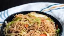 Pancit - Authentic Filipino Noodles with Chicken Pancit - Authentic Filipino Noodles with Chicken