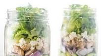 Healthy Low Carb Meal Prep: Greek Mason Jar Salad Recipe with Chicken Healthy Low Carb Meal Prep: Greek Mason Jar Salad Recipe with Chicken