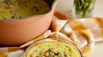 Whole30 Creamy Chicken & Cauliflower Rice Soup Whole30 Creamy Chicken & Cauliflower Rice Soup