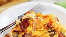 Cheesy 3-Meat Breakfast Casserole Recipe Cheesy 3-Meat Breakfast Casserole Recipe