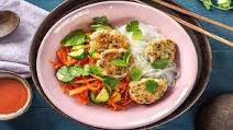 Vietnamese Chicken 'Bun Cha' with Pickled Veggies and Vermicelli Noodles Vietnamese Chicken 'Bun Cha' with Pickled Veggies and Vermicelli Noodles