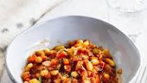 Microwave bacon & bean casserole Microwave bacon & bean casserole