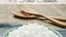Slow Cooker Rice Slow Cooker Rice