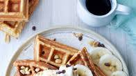 Banana Chocolate Chip Protein Waffles Banana Chocolate Chip Protein Waffles