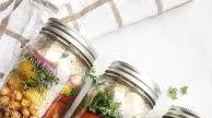 Mediterranean Chickpea & Feta Salad Jars Mediterranean Chickpea & Feta Salad Jars