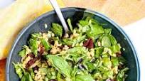 Vegan Mediterranean Spinach Orzo Salad Vegan Mediterranean Spinach Orzo Salad