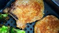 Air Fryer Pork Chops & Broccoli Air Fryer Pork Chops & Broccoli