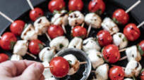 Caprese Salad Appetizer Skewers Recipe Caprese Salad Appetizer Skewers Recipe