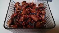 Bacon-Wrapped Brown Sugar Smokies Bacon-Wrapped Brown Sugar Smokies